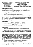 Đề thi tuyển sinh vào lớp 10 môn Toán (chuyên) năm 2024-2025 - Sở GD&ĐT TP. Cần Thơ