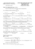 Đề thi thử tuyển sinh vào lớp 10 môn Toán năm 2024-2025 có đáp án - Phòng GD&ĐT TP. Nam Định