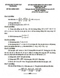 Đề thi tuyển sinh vào lớp 10 môn Toán năm 2024-2025 có đáp án - Sở GD&ĐT Thanh Hóa