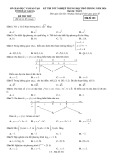Đề thi thử tốt nghiệp THPT môn Toán năm 2024 có đáp án - Sở GD&ĐT Hậu Giang