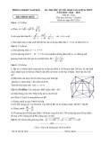 Đề thi thử tuyển sinh vào lớp 10 môn Toán năm 2024-2025 có đáp án - Phòng GD&ĐT Nam Đàn