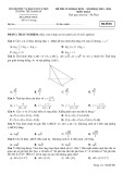 Đề thi học kì 2 môn Toán lớp 11 năm 2023-2024 - Trường THPT Đầm Dơi, Cà Mau