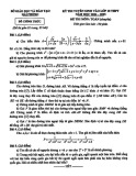 Đề thi tuyển sinh vào lớp 10 môn Toán (chuyên) năm 2024-2025 - Sở GD&ĐT Hải Phòng