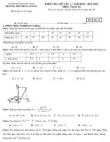 Đề thi giữa học kì 2 môn Toán lớp 10 năm 2023-2024 - Trường THPT Hùng Vương, Quảng Nam