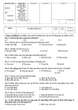 Đề thi học kì 1 môn Công nghệ lớp 8 năm 2023-2024 có đáp án - Trường THCS Huỳnh Thúc Kháng, Thăng Bình (Đề B)