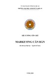 Đề cương chi tiết học phần Marketing căn bản