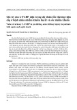 Giá trị của L-FABP niệu trong dự đoán tổn thương thận cấp ở bệnh nhân nhiễm khuẩn huyết và sốc nhiễm khuẩn