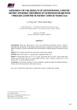 Nghiên cứu kết quả điều trị hẹp động mạch cảnh đoạn ngoài sọ bằng phương pháp can thiệp qua đường ống thông ở bệnh nhân trên 60 tuổi