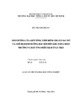 Luận án Tiến sĩ Khoa học môi trường: Ảnh hưởng của giới tính, thời điểm cho ăn sau nở và chế độ dinh dưỡng đầu đời đến khả năng sinh trưởng và đáp ứng miễn dịch ở gà thịt