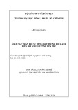 Tóm tắt Luận án Tiến sĩ Quản lý tài nguyên và môi trường: Giám sát thay đổi sử dụng đất trong bối cảnh biến đổi khí hậu tỉnh Bến Tre