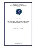 Luận án Tiến sĩ Luật học: Bảo đảm nghĩa vụ bằng quyền tài sản tại các ngân hàng thương mại ở Việt Nam