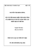 Tóm tắt Luận án Tiến sĩ Y học: Yếu tố tiên đoán diễn tiến mãn tính của bệnh xuất huyết giảm tiểu cầu miễn dịch ở trẻ em