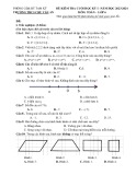 Đề thi học kì 1 môn Toán lớp 6 năm 2023-2024 có đáp án - Trường THCS Chu Văn An, Tam Kỳ