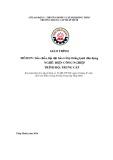 Giáo trình Sửa chữa, lắp đặt bảo trì hệ thống lạnh dân dụng (Nghề: Điện công nghiệp - Trung cấp) - Trường Trung cấp Tháp Mười (Năm 2024)