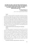 Tác động của hành vi nắm giữ tiền mặt đến hiệu quả và giá trị doanh nghiệp: Bằng chứng thực nghiệm từ các doanh nghiệp niêm yết trên thị trường chứng khoán Việt Nam