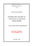 Luận văn Thạc sĩ Quản trị kinh doanh: Giải pháp nâng cao năng lực cạnh tranh của khách sạn Furama Resort