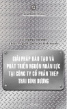 Luận văn Thạc sĩ Quản trị kinh doanh: Giải pháp đào tạo và phát triển nguồn nhân lực tại Công ty Cổ phần thép Thái Bình Dương