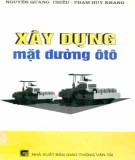 Giáo trình Xây dựng mặt đường ô tô: Phần 1