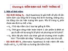 Bài giảng Xác suất thống kê: Chương 6 - Nguyễn Kiều Dung