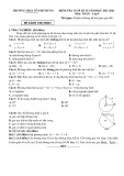 Đề thi học kì 2 môn Toán lớp 9 năm 2023-2024 - Trường THCS Võ Như Hưng, Điện Bàn (HSKT)