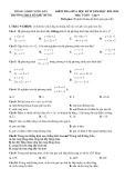 Đề thi giữa học kì 2 môn Toán lớp 9 năm 2023-2024 - Trường THCS Võ Như Hưng, Điện Bàn