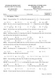 Đề thi học kì 2 môn Toán lớp 10 năm 2023-2024 - Trường THPT Võ Chí Công, Quảng Nam