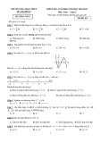 Đề thi học kì 1 môn Toán lớp 12 năm 2023-2024 - Trường TH-THCS-THPT Quảng Đông, Quảng Nam
