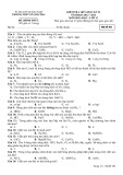 Đề thi giữa học kì 2 môn Hóa học lớp 12 năm 2023-2024 - Trường THPT Võ Chí Công, Quảng Nam