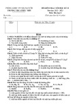 Đề thi học kì 2 môn Hóa học lớp 8 năm 2022-2023 có đáp án - Trường THCS Phúc Trìu, Thái Nguyên