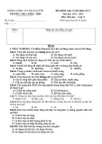 Đề thi học kì 1 môn Hóa học lớp 9 năm 2022-2023 có đáp án - Trường THCS Phúc Trìu, Thái Nguyên