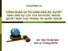 Bài giảng Tư pháp quốc tế: Chương 4 - ThS. Trần Thị Bé Năm