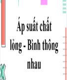 30 Bài tập chủ đề Áp suất - Bình thông nhau