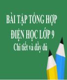 Tài liệu môn Vật lý lớp 9: Chủ đề - Điện học