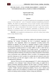 The use of life-cycle costing management: A survey in Vietnamese mechanical manufacturing enterprises