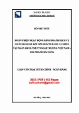 Luận văn Thạc sĩ Tài chính ngân hàng: Hoàn thiện hoạt động kinh doanh dịch vụ ngân hàng số đối với khách hàng cá nhân tại Ngân hàng TMCP Ngoại thương Việt Nam - Chi nhánh Đà Nẵng