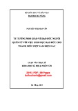 Luận văn Thạc sĩ Khoa học Xã hội và Nhân văn: Tư tưởng nho giáo về đạo đức con người quân tử với việc giáo dục đạo đức cho thanh niên Việt Nam hiện nay