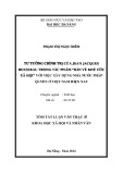 Tóm tắt luận văn Thạc sĩ Khoa học Xã hội và Nhân văn: Tư tưởng chính trị của Jean Jacques Rousseau trong tác phẩm ‘Bàn về khế ước xã hội’ với việc xây dựng nhà nước pháp quyền ở Việt Nam hiện nay