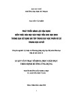 Luận văn Thạc sĩ Khoa học giáo dục theo định hướng ứng dụng: Xây dựng và sử dụng hệ thống bài tập chương Nitơ - photpho nhằm nâng cao năng lực tư duy cho học sinh lớp 11 trung học phổ thông