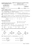 Đề thi học kì 2 môn Toán lớp 10 năm 2023-2024 - Trường THPT Bắc Trà My, Quảng Nam