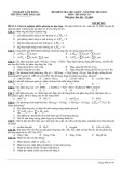 Đề thi giữa học kì 2 môn Hóa học lớp 10 năm 2023-2024 có đáp án - Trường THPT Bảo Lộc, Lâm Đồng