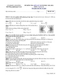 Đề thi giữa học kì 2 môn Vật lý lớp 11 năm 2023-2024 có đáp án - Trường THPT Bảo Lộc, Lâm Đồng