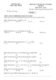 Đề thi học kì 2 môn Toán lớp 9 năm 2023-2024- Trường THCS Phan Châu Trinh, Phú Ninh