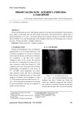 Primary sacral Non - Hodgkin’s lymphoma: A case report