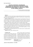 Effects of propofol for repeated prolonged deep sedation in pediatric patients undergoing radiotherapy in oncology centre of Hue Central Hospital