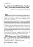 Evaluating the effectiveness of ketamine plus atropin as anesthesia for intrathecal chemotherapy and bone marrow procedure at Hue Central Hospital, Vietnam