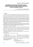 Vinorelbine as second-line treatment of NSCLC after the failure of platinum-taxane combination at the Hue University Hospital