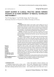 Sharp injuries in clinical practice among nursing students of Da Nang University of Medical Technology and Pharmacy