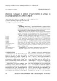 Studying variable in serum apolipoprotein B levels in damaged coronary artery patients