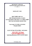 Luận văn Thạc sĩ Tài chính ngân hàng: Phát triển cho vay đối với khách hàng cá nhân tại Ngân hàng TMCP Đầu tư và Phát triển Việt Nam chi nhánh Thành Vinh