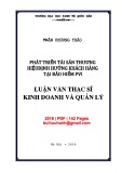 Luận văn Thạc sĩ Kinh doanh và Quản lý: Phát triển tài sản thương hiệu định hướng khách hàng tại Bảo hiểm PVI